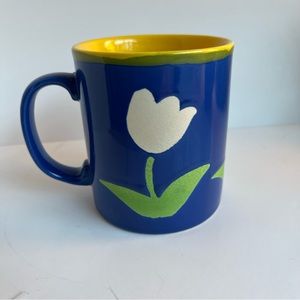 Vintage Tulip Flower Mug